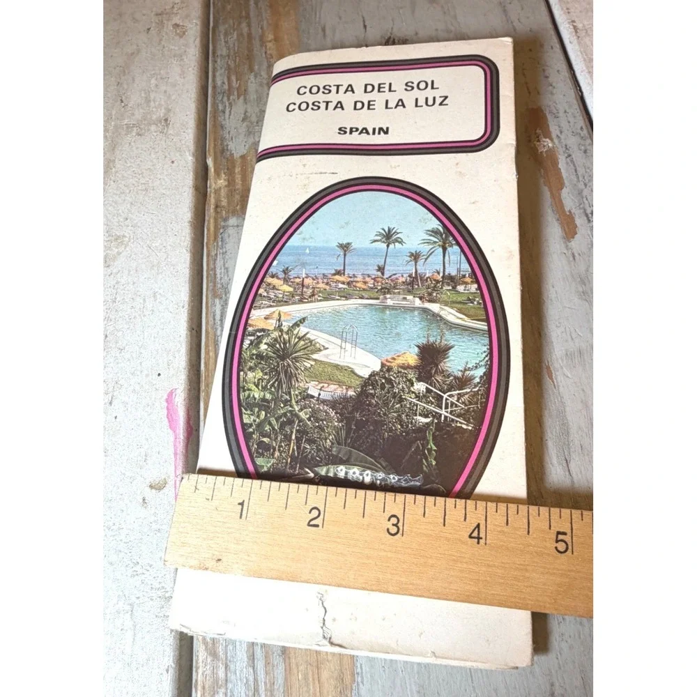 Vintage 1973 Spain Travel Brochure Costa del Sol‎ Costa de la Luz Tourism